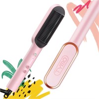 P819  TYMO Ring Pink Hair Straightener Brush