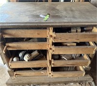 Repurposed Shop Cabinet, Wrenches, Hand Tools