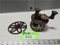Antique Pflueger fishing reel and more