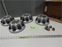 Chevy hub caps and 15 lug nuts