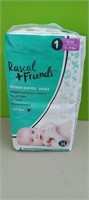 (38) Size 1  Rascal & Friends diapers