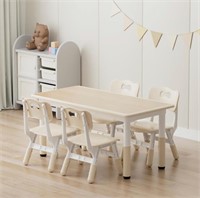 $136 kids classroom table 4 chairs