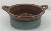 Art pottery bowl 10"