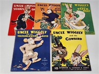 5) UNCLE WIGGILY STORY BOOKS - HOWARD GARIS