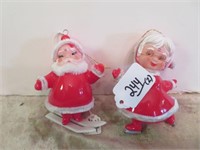 Mr & Mrs Claus Ornaments