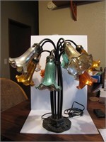 Lamp (10 Shades - 1 shade damaged)