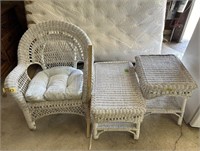 3 Pieces of Wicker sunporch or outdoors