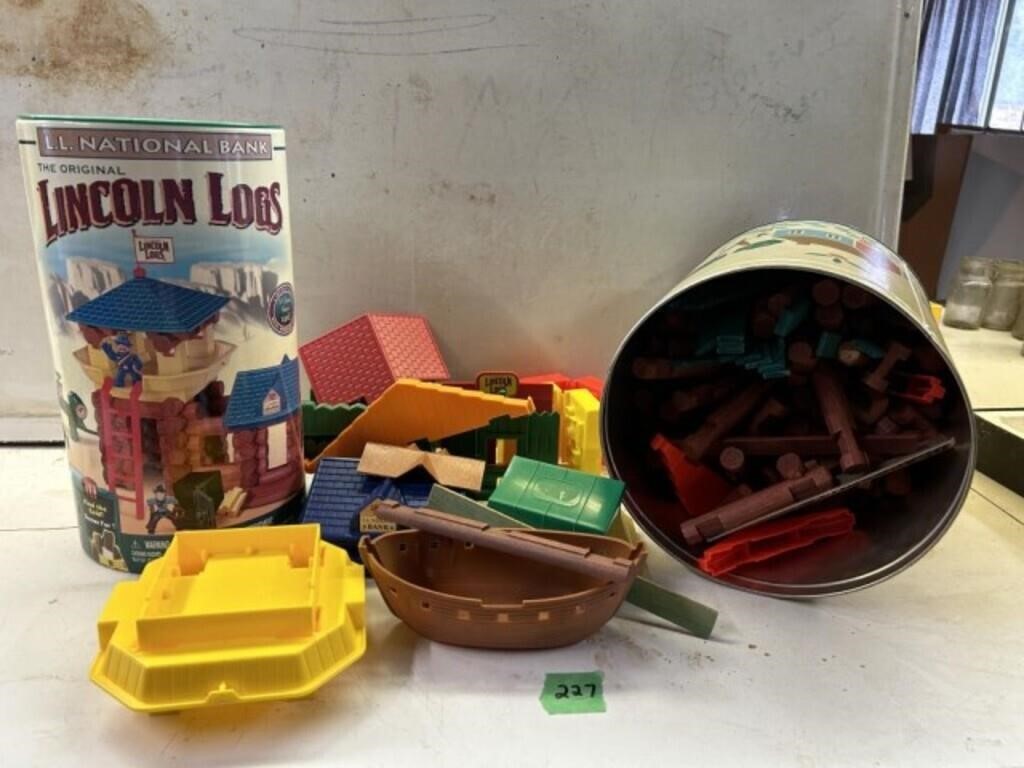 Lincoln Logs - Tin & Accessories