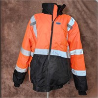 High Visibility Bomber Jacket Sz XL