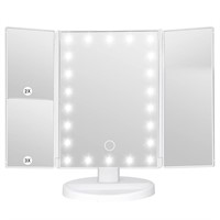 SM4228  COWIN Lighted Makeup Mirror, 22 LED, 2X 3X