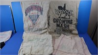 Vintage Feed Bags-Lot