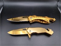 Gold Tac-Force & M-Tech Knife Lot