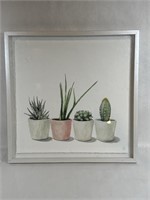 Marmont Hill Potted Succulents Framed Wall Art