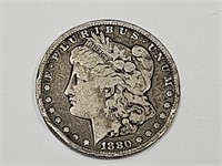 1880 S Morgan Silver Dollar Coin