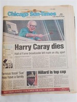 Chicago Suns Times Harry Caray Dies