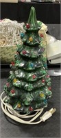 10" Ceramic Christmas Tree Light.
