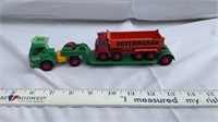 Hoveringham tipper made in England metal toys
