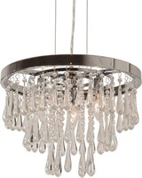 %50 Decor Therapy Cawthorn Crystal 3-Light Pendant