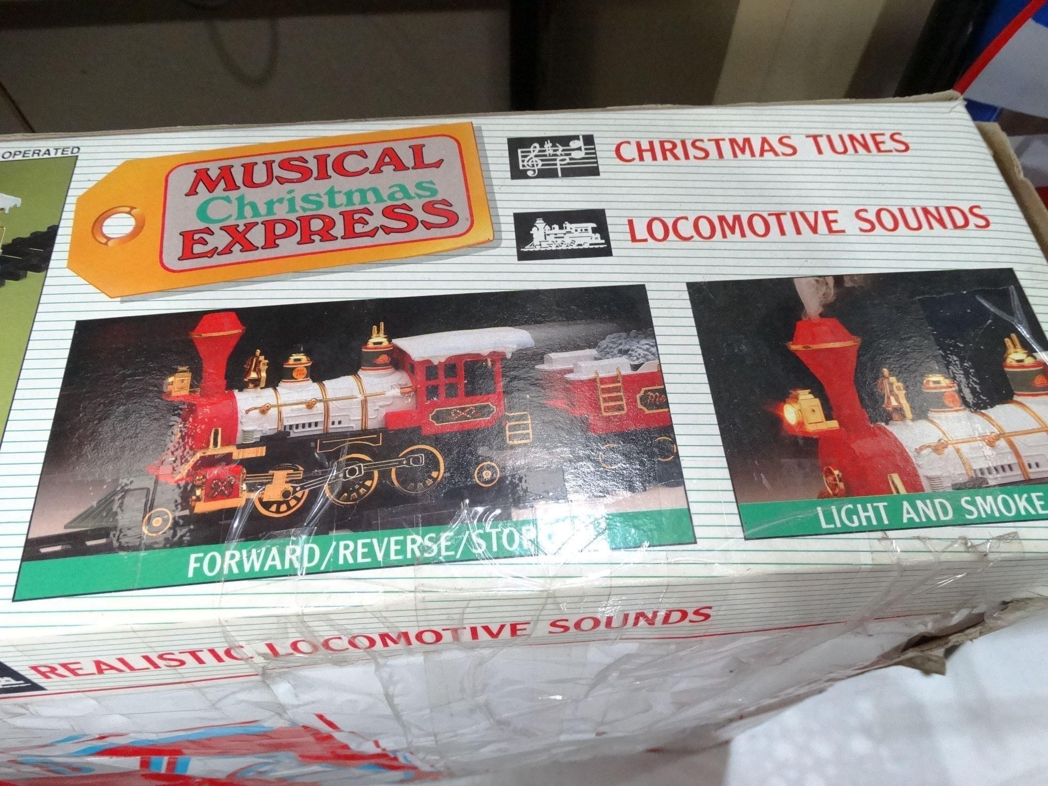 Battery Operated Musical Christmas Express