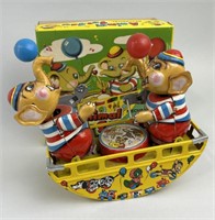 Masuya Mechanical Tin Elephant Toy.