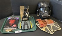 Darth Vader Mask, Star Wars Trilogy VHS Tapes.