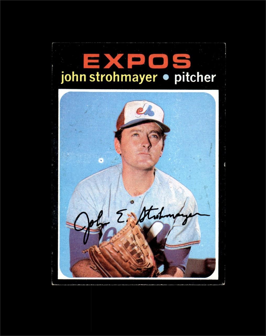 1971 Topps #232 John Strohmayer EX to EX-MT+