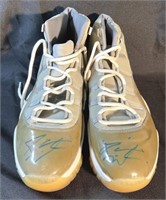Autographed Air Jordan shoes size 18