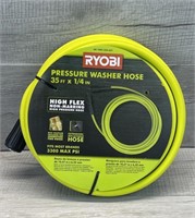 RYOBI PRESSURE WASHER HOSE 35' X 1/4" NEW