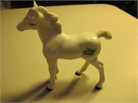 Small White Beswick Ceramic Horse