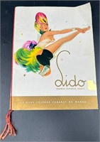 1950s Lido Cabaret Du Monde Paris Book