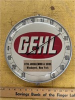 Gehl advertising thermometer