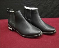 Women’s Low Ankle Black Boots