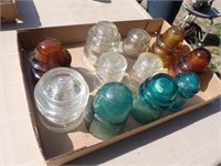 Several Glass Insulators