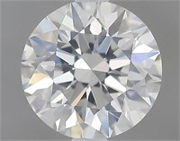 Gia Certified Round Cut .58ct Si2 Diamond