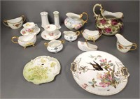 Group of handpainted, etc. china including Shelley