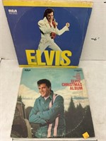 2 Vinyl Records - Elvis