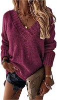 X-Large EVALESS Womens Casual Deep V Neck