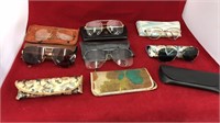 glasses cases and glasses