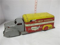 1940'S MARX PRESSED STEEL HIWAY EXPRESS TRUCK