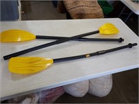 Three Boat Paddles