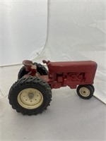 Red Metal Tractor