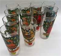 Pepsi 12 Days of Christmas Glasses