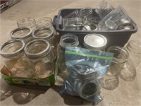 Misc jars & lids