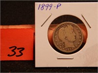 1899 P US Quarter 90% Silver