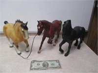3 Breyer Horses
