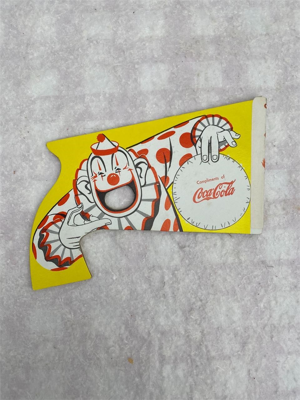 Vtg Coca-Cola Paper Bang Gun Circus Promotional