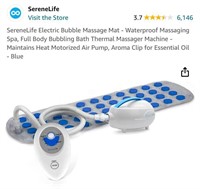 SereneLife Electric Bubble Massage Mat