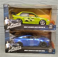 (2) Fast & Furious Diecast Cars #7