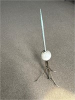 Cool antique glass ball Lightning Rod