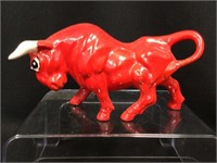 Red Ceramic Bull MCM